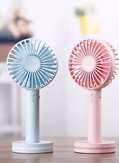 Korea-Japanese-Summer-Hot-Sale-Macaron-Rechargeable-Fan-Small-Fans-for-Desk-Outdoor-Travel-Camping
